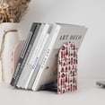 thumbnail image 6 of Picia Rocket Pattern Pattern Wood Bookends for Shelves,Non-slip Bookends, Heavy Duty Wooden Bookend Support,1 Pair, 6 of 8
