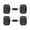 20 lb, Pair, variant on HANDBODE Hex Rubber Dumbbells, Non-Slip Handle Design for Secure & Comfortable Grip, Hand Weights for Strength Training and Home Gym / Pair of 17.5 lb