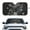Dragonfly Flower, variant on Yuyamidu Eye Sunshade for Car Windshield Fashion Car Sun Shade for Windshield Anti-Dirty Window Sun Shade Large Car Sun Visor Car Window Glare Max UV Rays, Gray