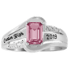 Keepsake Girl's Emerald Fashion Class Ring