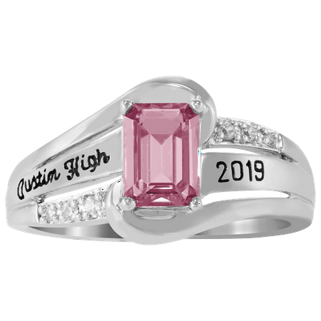 Keepsake Girl's Emerald Fashion Class Ring