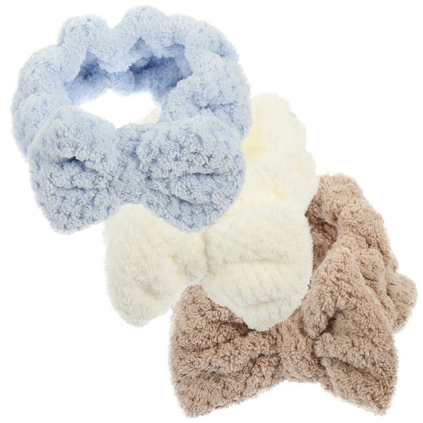 3pcs linda banda de cabello rayado de arco Baño de cabeza de cabeza de cabeza