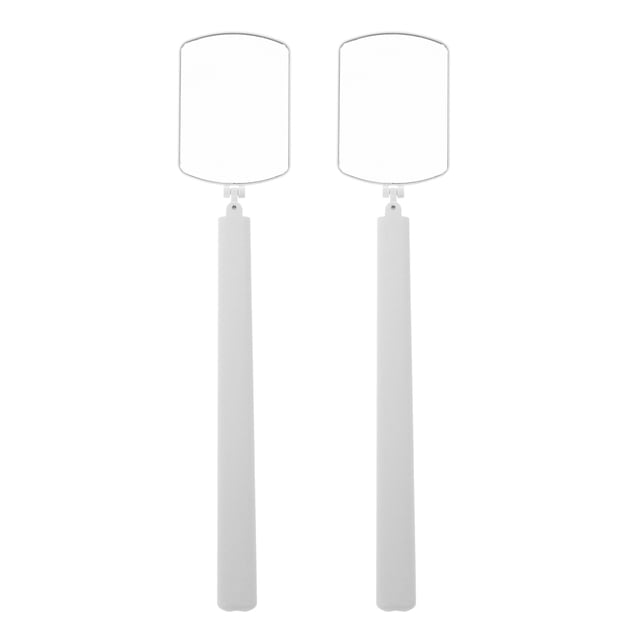 Miangastore 1 Pair Eyelash Extension Mirror Multi-Functional Lash Inspection Tool for Grafting Eyelash Extension Mirror Handheld Grafting Eyelash Mirror Portable Handheld Mirror