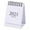 White, variant on 2023-2024 Mini Desk Calendar Plan Book Spiral Coil Page Turning Date Recording 17 Monthly Calendar for Planing Event Log Year of 2024 Calendar Table Decoration Office School Supplies