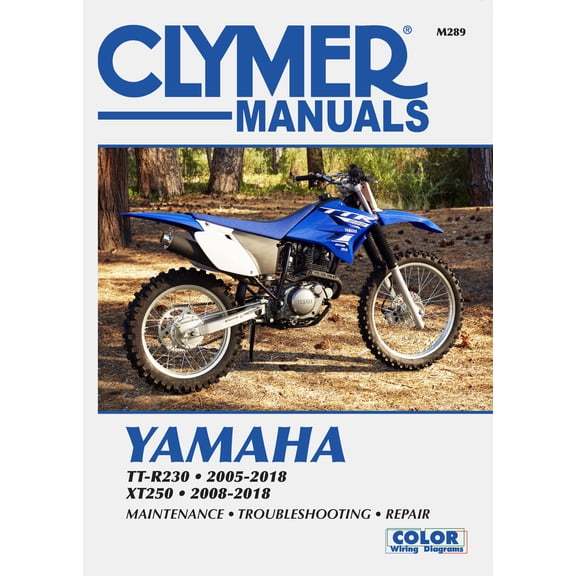 Yamaha TT-R30 and XT250 (2005 - 2018) Clymer Repair Manual ^