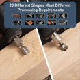thumbnail image 2 of Engraving Router Bit Carving Bits, 20 PCS Rotary Tool Accessories, 2 of 5
