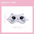 thumbnail image 2 of Eye Mask Plush Sleep Blindfold Cartoon Cat Sleep Eye Cover Kids Eye Mask, 2 of 7