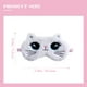 thumbnail image 3 of Mascarilla de ojos Peluche Sueño Vendedor de dibujos animados Gato Dormir Ojo Cubierta Niños Ojo Máscara, 3 of 5