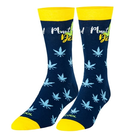 

Cool Socks Colorful Funny Novelty Prints Dress Socks for Men Plant Based Diet