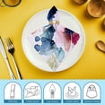 thumbnail image 6 of Nawy Flowers Polyester Party Dinner Decoration Washable Napkins, Reusable Fabric for Events 6 PCS, 6 of 7