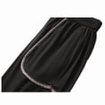 thumbnail image 4 of CONZONE Womens Silk Capri Pants Straight Leg Drawstring Elastic Waist Joggers With Zipper Pockets Realxed Fit Breathable Summer Pants For Women, 4 of 7