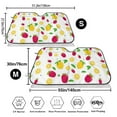thumbnail image 2 of Goofa Strawberry and Lemon Printed Car Windshield Sunshade,Foldable Reflective Sun Visor,UV Protection Heat Blocker Sunshade,Car Cooling Accessory-Small, 2 of 7