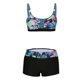 thumbnail image 3 of WILLBEST Bikini de Dos Piezas Con Estampado Tropical Para Mujer, Traje de Baño Dividido, Top Corto Con Pantalones Cortos, Traje de Baño de Dos Piezas, 3 of 5