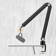 thumbnail image 2 of Microphone Arm Stand with Clamp 3/8" to 5/8" Adapter Adjustable Boom Arm 360 Degree Rotating Suspension Boom Mic Stand, 2 of 7