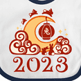 thumbnail image 4 of Inktastic 2023 Chinese New Year Rabbit Boys or Girls Baby Bib, 4 of 4