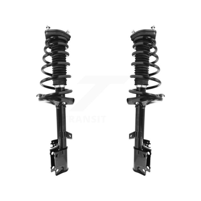 Transit Auto Rear Complete Suspension Shocks Strut and Coil Spring Mount Assemblies Kit for Car 2009-2012 Toyota Venza FWD Excludes All Wheel Drive - Left Right Side (Driver Passenger) K78A-100389