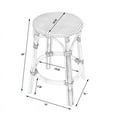 thumbnail image 4 of Butler Specialty Company Tobias Rattan Round 24" Counter Stool - White and Black, 4 of 4