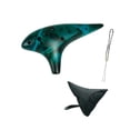 thumbnail image 4 of Ocarinas de 12 agujeros, instrumento musical profesional con cordón, instrumento de ocarina para Azul, 4 of 9