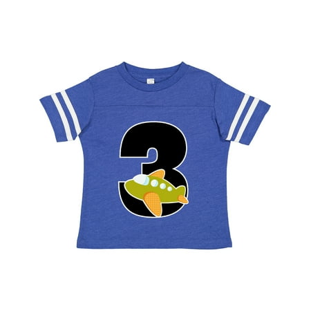 

Inktastic 3rd Birthday Airplane Boys 3 Year Old Gift Toddler Boy Girl T-Shirt