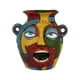 thumbnail image 2 of Maceta abstracta con rostro y expresión – Maceta de resina para plantas de interior, decoración artística para el hogar, contenedor para suculentas con asas, 2 of 6