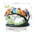 thumbnail image 2 of Stained Glass Birds On Branch Desktop Ornaments, Acrylic Colorful Birds Flowers Tabletop Decorations, Summer Spring Hummingbird Craft Statue Bird Figurines Sculpture for Home Decor, 2 of 6