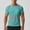 Light Blue, variant on High Visibility Safety T Shirts Short Sleeve Class 2 Hi Vis Reflective Construction Work Shirts with Reflective Strips and Front Pocket Red, M