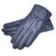 thumbnail image 1 of Qarigey 1 par de guantes de cuero para mujer, manopla cálida de terciopelo para exteriores, calentador de manos portátil para clima frío, guantes y mitones Azul oscuro, 1 of 6