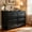 Black, variant on 6 Drawer Dresser for Bedroom, Aiho Chest of Drawers with Metal Handle & Anti-Tip Storage Cabinet for Living Room, Nursery, Hallway, White