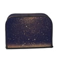 thumbnail image 2 of Uemuo Gold Black Glitter Print Toaster Cover 2 Slice, Small Kitchen Appliance Covers, Toaster Oven Cover with Loop, Bread Machine Cover Dust Cover Protection, 2 of 7
