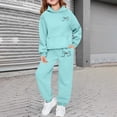 thumbnail image 2 of Caixia Kids Clothes Long Sleeve Hoodie and Pants Set Soft Cozy and Warm Winter and Autumn Two-Piece Set, 2 of 7