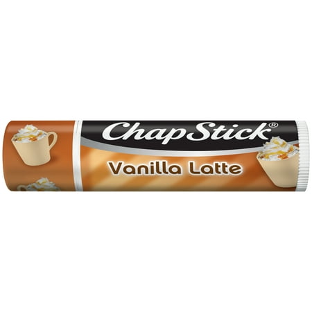 ChapStick Vanilla Latte Flavor Lip Balm Tube, Skin Protectant, Lip Care, Refill -0.15