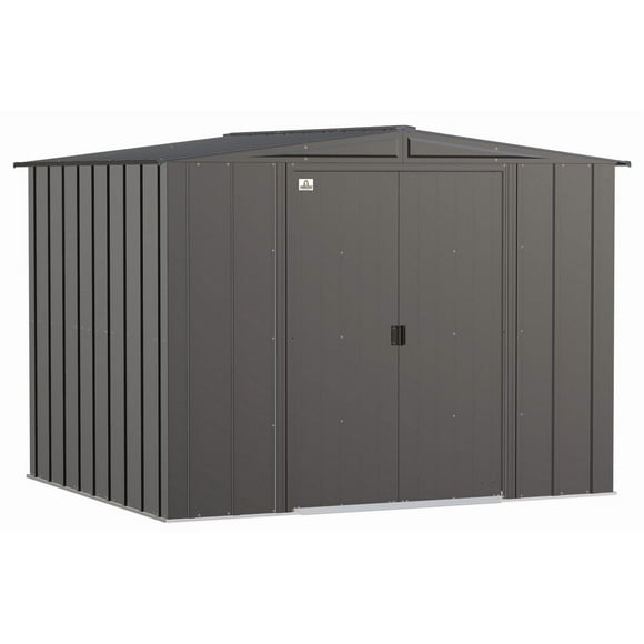Arrow Classic Steel Storage Shed, 8x7, Charcoal