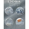 thumbnail image 5 of EMMIOL Women's Summer Trendy Baggy Denim Shorts Y2K Wide Leg Jean Jorts, Knee Length Loose Fit Jean Shorts, 5 of 8