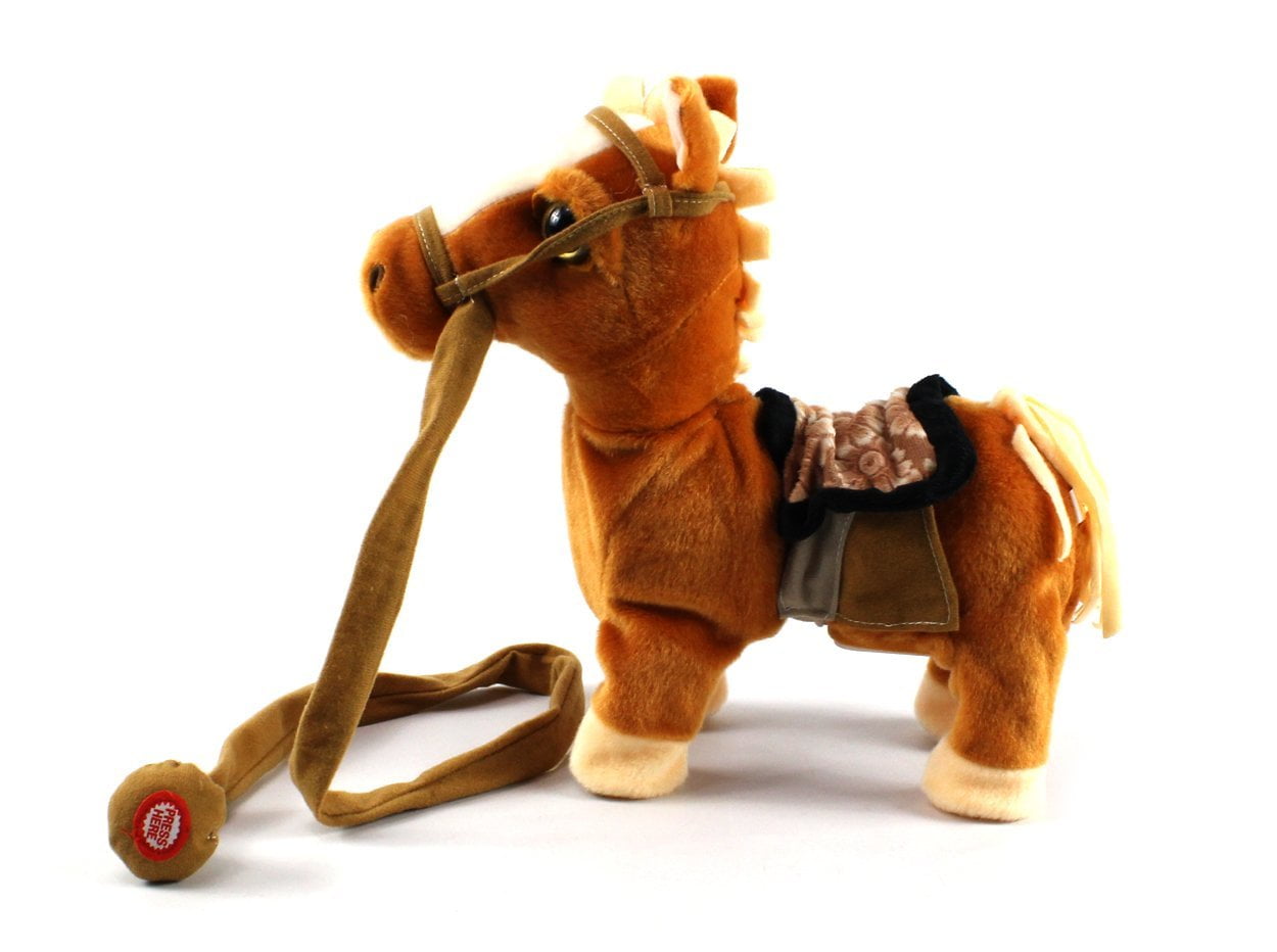 My Walking Pony Walk Along Toy Stuffed 