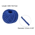 thumbnail image 2 of Uxcell 164 Feet 2.5mm Garden Twine, Jute Twine String Cords Bright Blue for DIY, 2 of 7