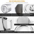 thumbnail image 4 of Bacon Grease Container with Stainless Steel Grease Strainer Perfect As Pan Grease Holder, Cooking Oil Keeper and Storage1.2L, 4 of 4