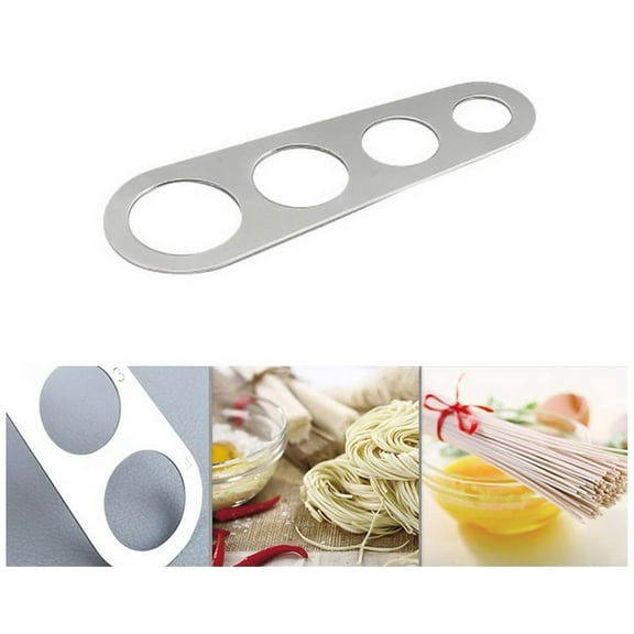 SPRING PARK Stainless Steel Spaghetti Pasta Measurer Measure Tool Portion Control Gadgets with 4 Serving Portions Cooking Tools