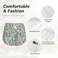 thumbnail image 6 of Lsque Rose Flowers Printed Women's Running Shorts with Liner Pockets,Elastic Quick Dry Workout Athletic Gym Yoga Shorts,Womens High Waist Shorts-Medium, 6 of 9