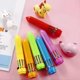 thumbnail image 5 of Mini Shuttle Pen Multicolor Pen Color Plastic Neon Retractable Ballpoint Pen (12pcs) Color Random, 5 of 5