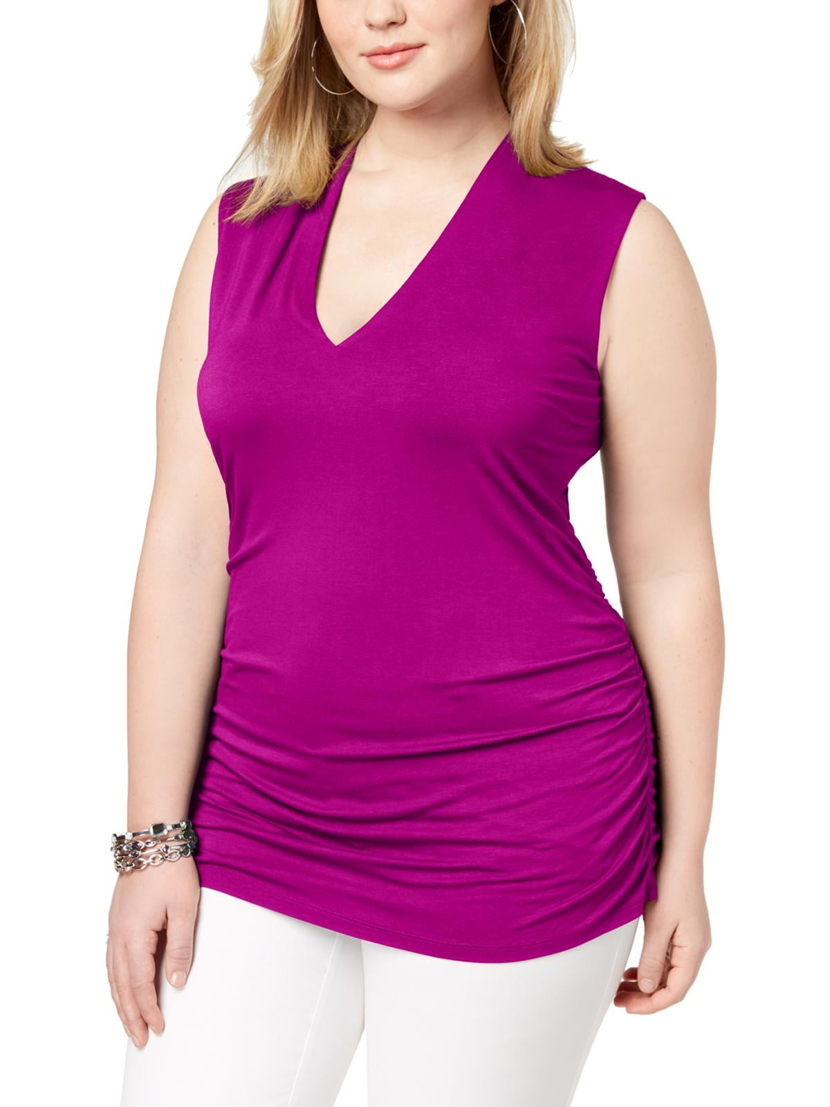 Women & Plus Seamless Triple Criss Cross Front Long Cami Tank Top
