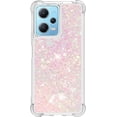 thumbnail image 2 of Slim Fit Phone Case for Redmi Note 12 4G, Glitter Liquid Quicksand Effect Silicone Soft TPU Case with Camera Lens and Screen Protection for Redmi Note 12 4G,LSWT Pink, 2 of 12