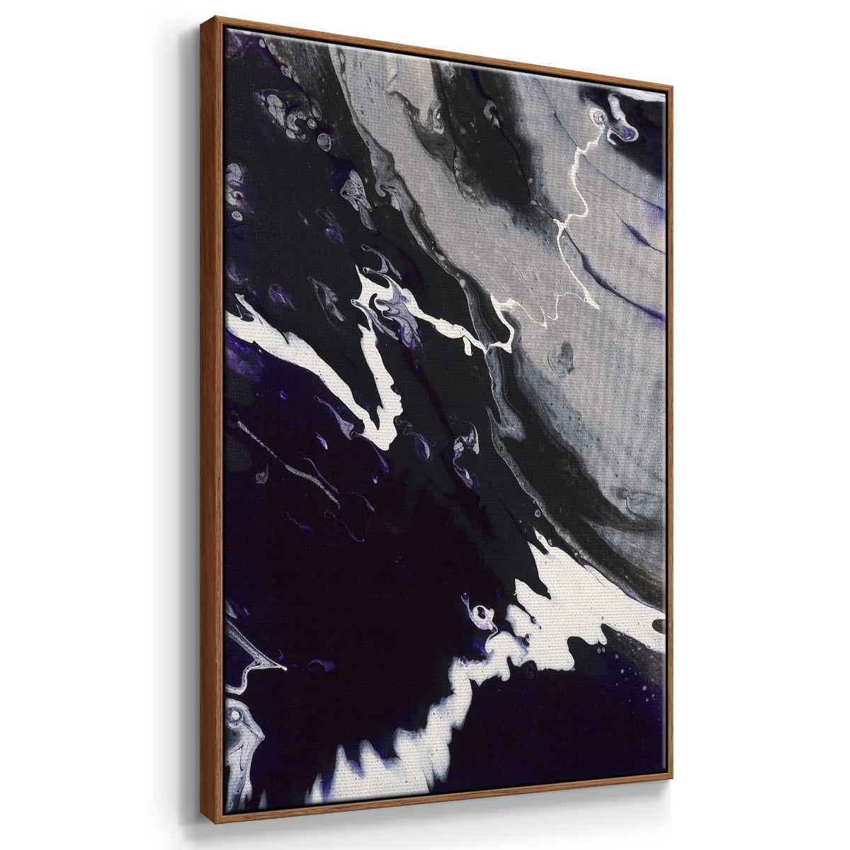 M108 Framed Premium Gallery Wrapped Canvas - Ready to Hang - 27 x 41 - Walnut Floating Frame