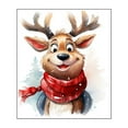 thumbnail image 1 of Christmas Santa Toilet Wall Decal Self Holiday Bathroom Sticker Decoration for Festive Home, 1 of 6