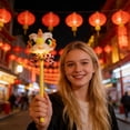 thumbnail image 5 of Chinese New Year Hand Held Dancing Props for Festive Celebrations, Traditional Luck Decorations, Party Goodie Bags for Kids and Event Dress for Women, 5 of 5