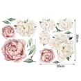 thumbnail image 6 of FNGZ Wall Stickers Clearance Pink Wall (Vintage Flower Peony Wall Watercolor) Watercolor Decor Decals Peony Wall Sticker, 6 of 6