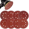 thumbnail image 3 of EeaseCA 25PCS 8 Hole 5 Inch Hook and Loop Sanding Discs 40 Grit Sandpaper Circular Pads, 3 of 7