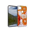 thumbnail image 1 of Compatible with Google Pixel 4A 4G Phone Case, Orange Case Silicone Protective for Teen Girl Boy Case for Google Pixel 4A 4G, 1 of 1