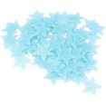 thumbnail image 2 of 100 Uds. Pegatinas de pared de estrellas 3D, brillan en la oscuridad, pegatina de pared de plástico fluorescente luminosa para niños, habitación de bebé, dormitorio, techo, decoración del hogar Vhermosa WMZY-23-1, 2 of 8