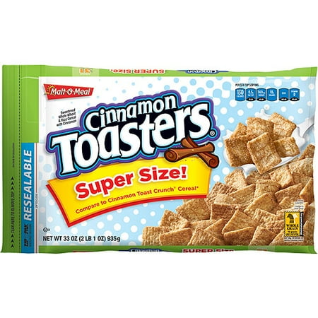 Malt-O-Meal: Cinnamon Toasters Sweetened Whole Wheat And Rice Cereal w/Cinnamon, 33 Oz