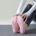 thumbnail image 4 of Pilates Socks with Grips for Women, Non Slip Yoga Socks, Anti Skid Socks for Yoga Pilates Gym Sports 4 Pairs, 4 of 5